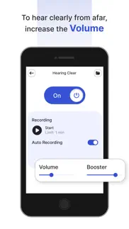 hearing clear- sound amplifier iphone screenshot 3