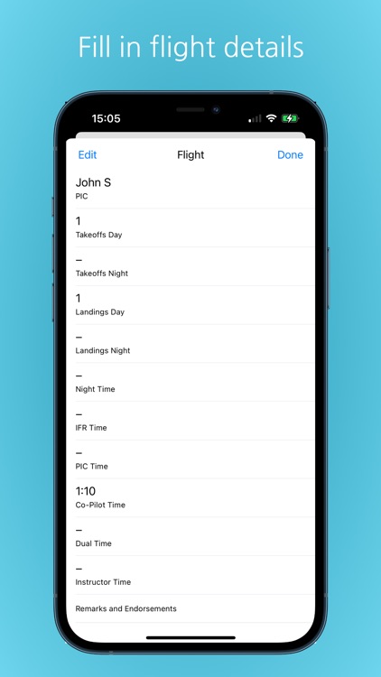 Simple Pilot Logbook