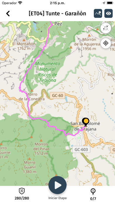 Camino Santiago entre volcanes Screenshot