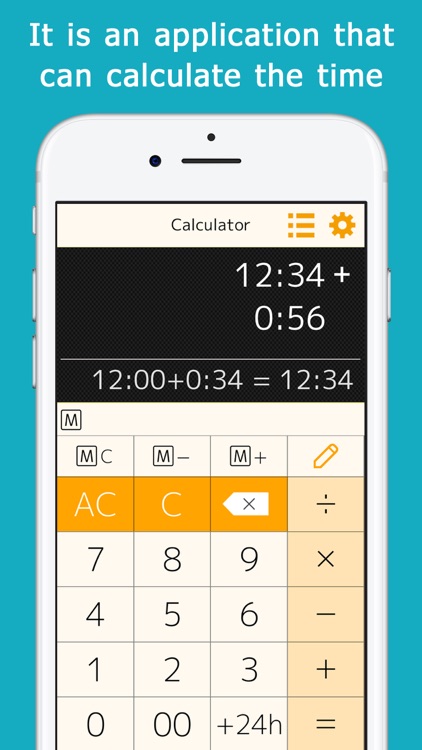 Time : Calculator++P by YUTAKA KENJO