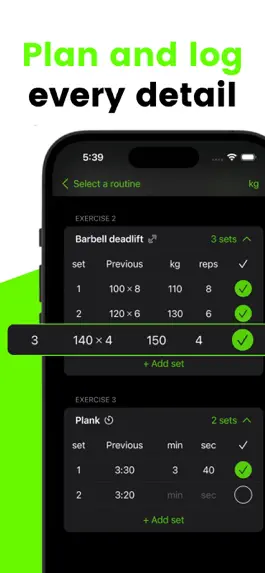 Game screenshot Gym Workout Log hack