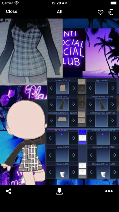 GL Outfit Ideas for GACHA Screenshot
