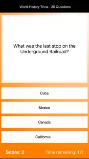 world history trivia ultimate iphone screenshot 2