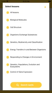 a-level biology flashcards pro iphone screenshot 3