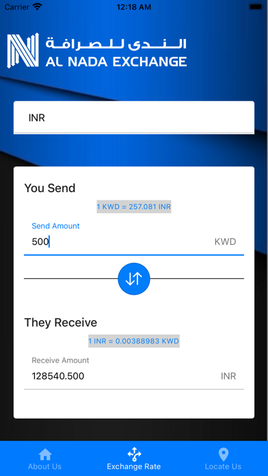 ALNADA EXCHANGE Screenshot