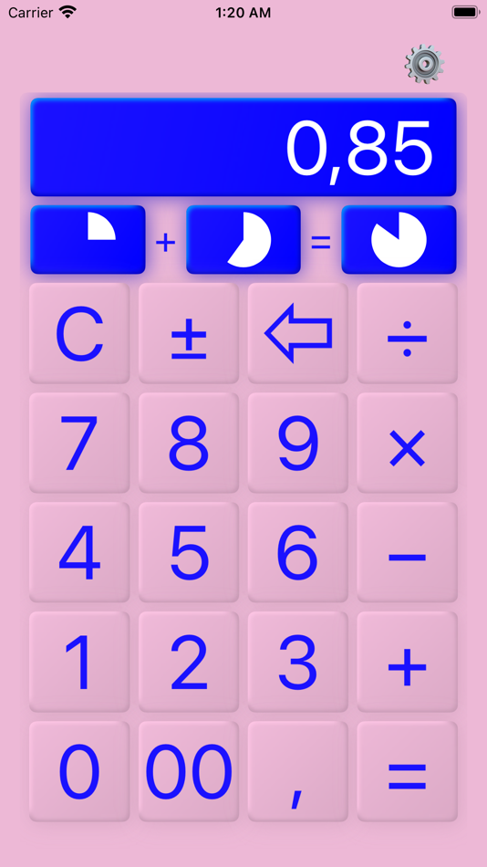 #7. @Calculator (iOS) Podle: Mikolaj Adamowicz