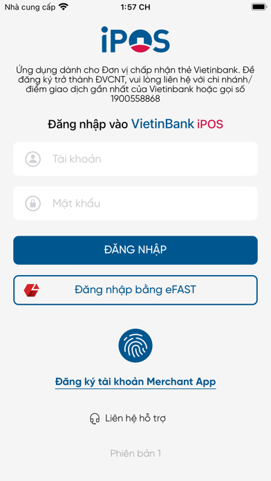 VietinBank iPOS Screenshot