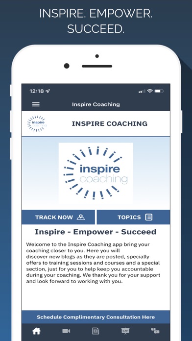 Inspire Coaching Screenshot