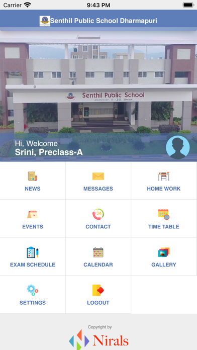 Senthil Public School AMK Screenshot