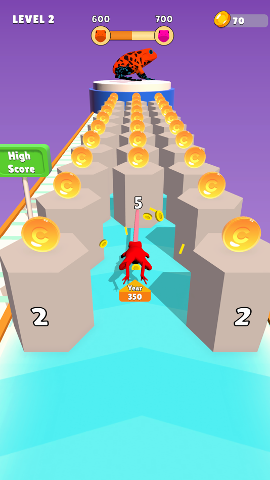 #10. Feed the Toad Run (iOS) 由: Rawky Studios
