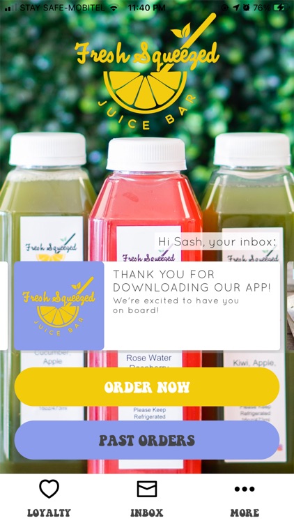 Fresh Squeezed Juice Bar