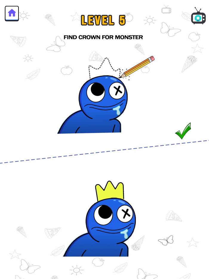 Draw Missing Part - DOP Puzzle