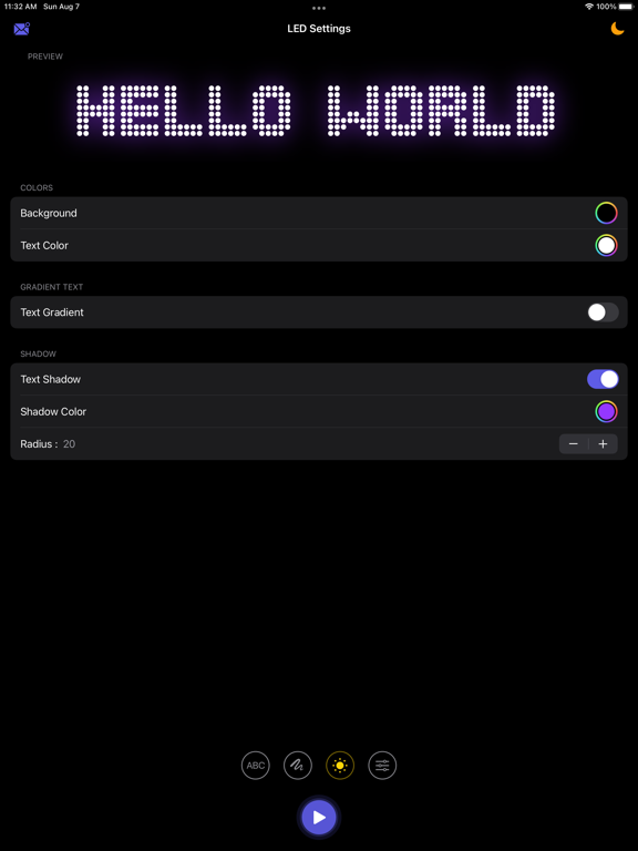 Screenshot #4 pour LED Mix: Scrolling Text Banner