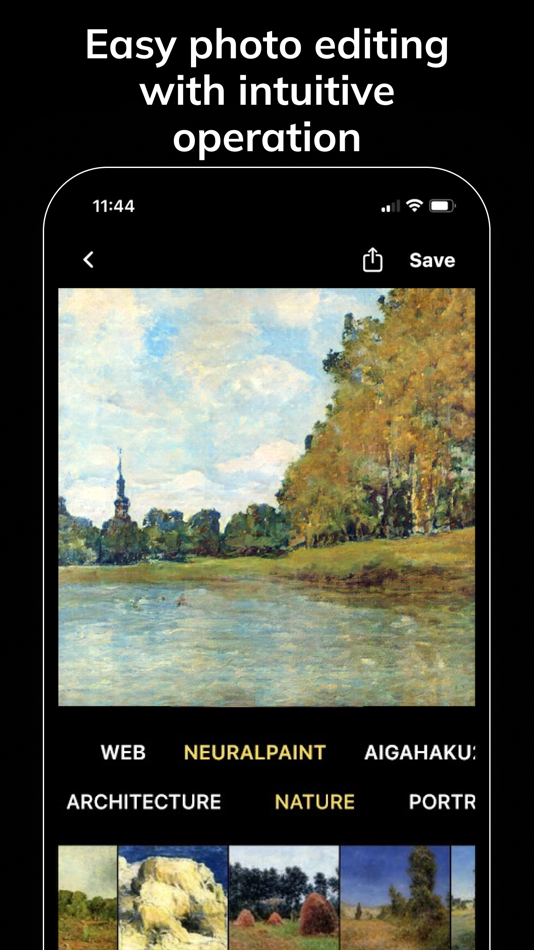 #3. NeuralPaint: Photo to Painting (iOS) Podle: Kazuya Saito