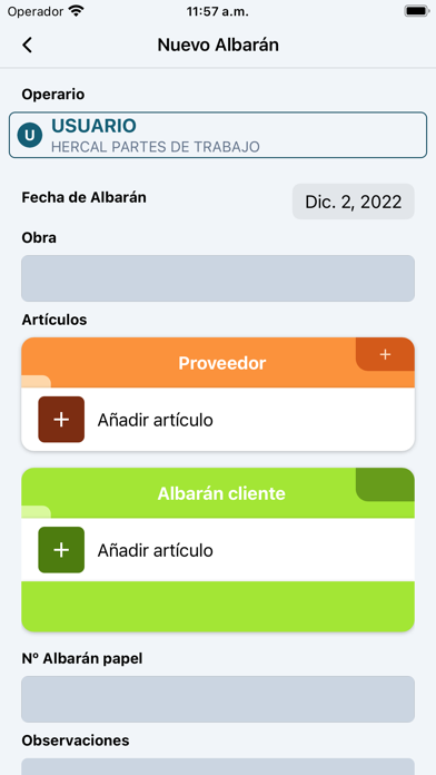 Hercal Albaranes Screenshot