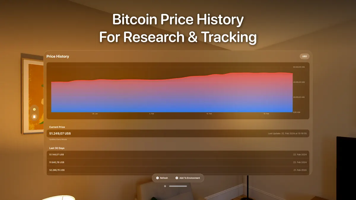 Bitcoin Ticker: 3D Live Widget screenshot 4