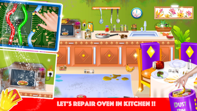 Dirty House Cleaning Girl Game Screenshot