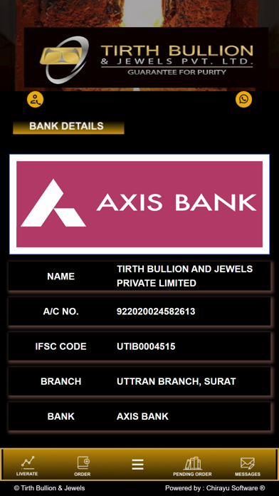 Tirth Bullion Screenshot