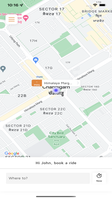 TRIP RIDESHARE RIDER Screenshot