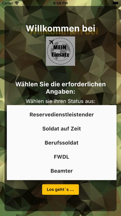 meinEinsatz-AVZ Screenshot