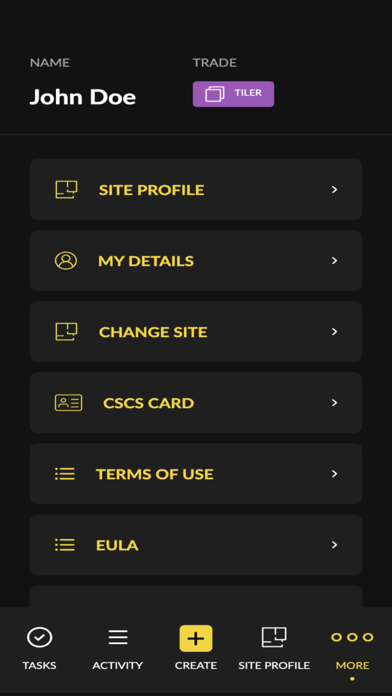 App screenshot