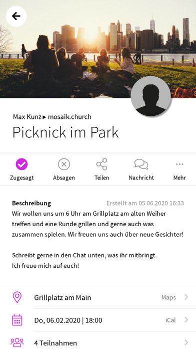 mosaik.church Screenshot