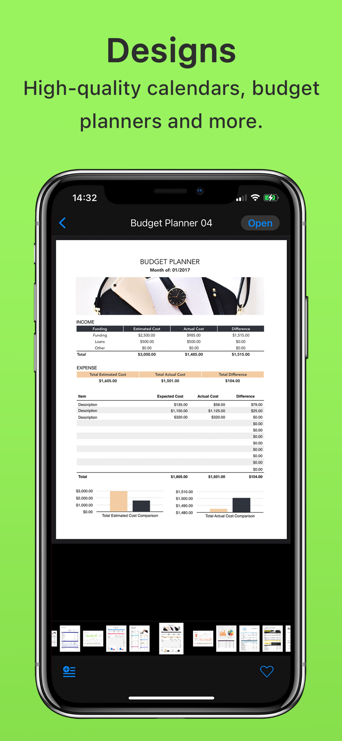 Templates for Numbers - DesiGN