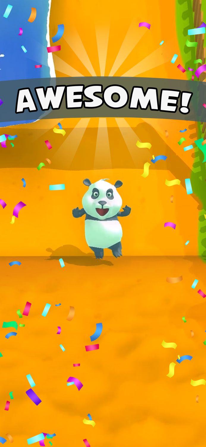 Rolling Panda 3D