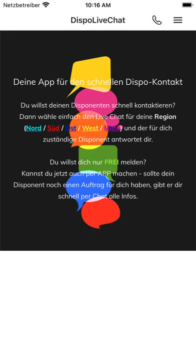 DispoLiveChat Screenshot
