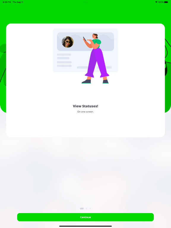 StatusApp for Stories iPad screenshot 4 - Social Networking app