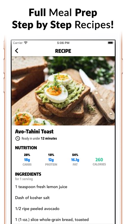 Exerprise Workout Meal Planner screenshot-6