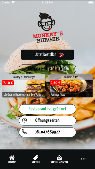 Monkey‘s Burger Screenshot