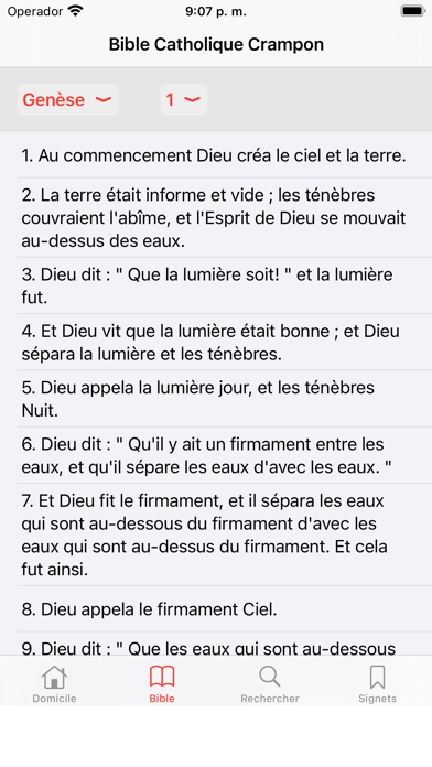 Bible Catholique Crampon Screenshot