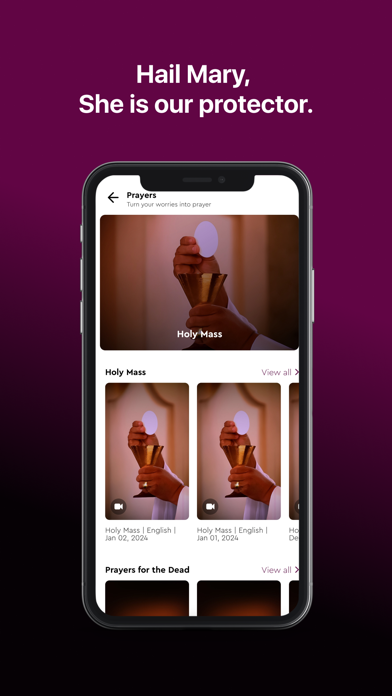 Santo Catholic App Screenshot