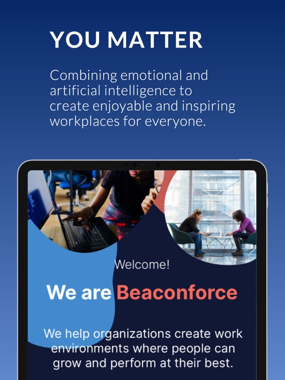 Beaconforce iPad screenshot 1 - Business app