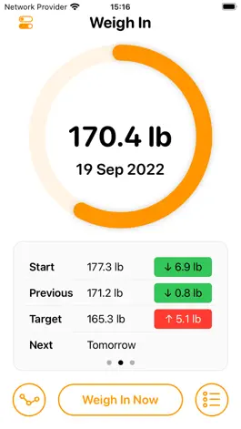 Game screenshot Weigh In: Weight Tracker apk