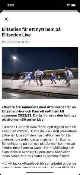 Game screenshot Elitserien Live hack