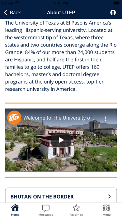 UTEP Go Screenshot