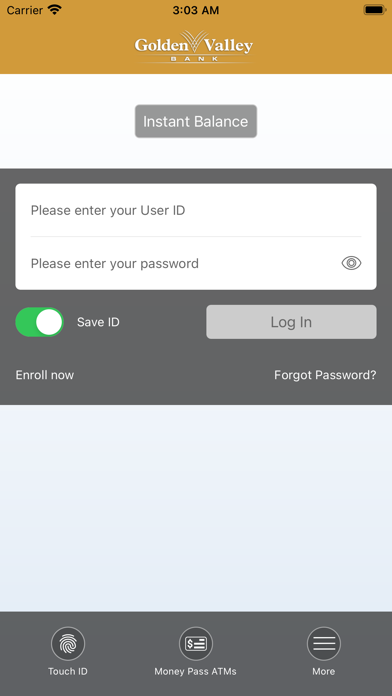 Golden Valley Bank Mobile Screenshot