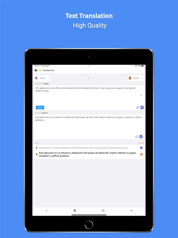 Camera Translator & Photo Scan iPad screenshot 4 - Productivity app