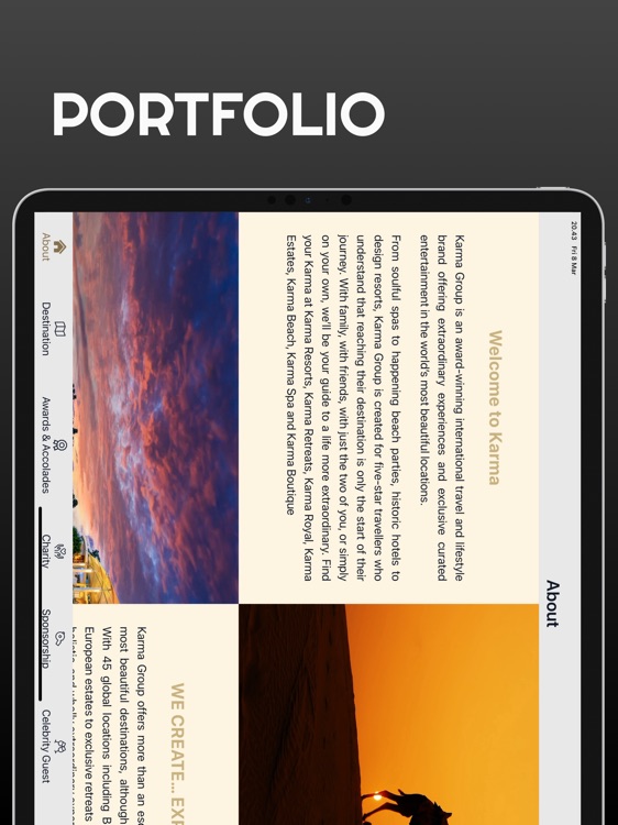 Karma Group Portfolio
