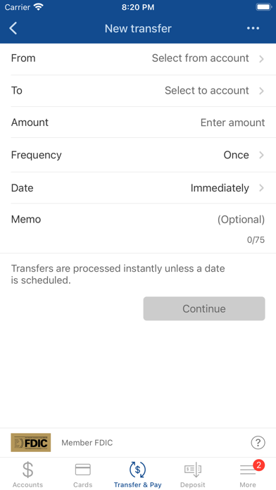 Union Federal Mobile Banking Screenshot