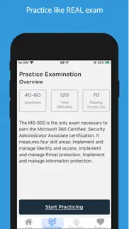 ms-500 exam updated 2024 iphone screenshot 3