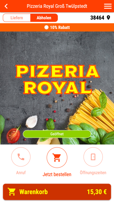 Pizzeria Royal Braunschweig Screenshot