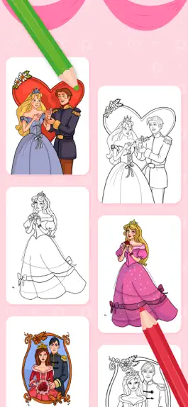 Game screenshot Fairy Princess Coloring Book apk