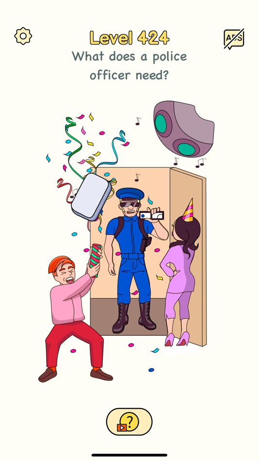 #7. Brain DOP・Erase One Part Games (iOS) By: Ilya Morozov
