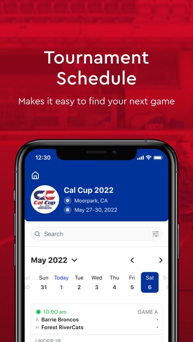 So Cal Field Hockey Federation Screenshot