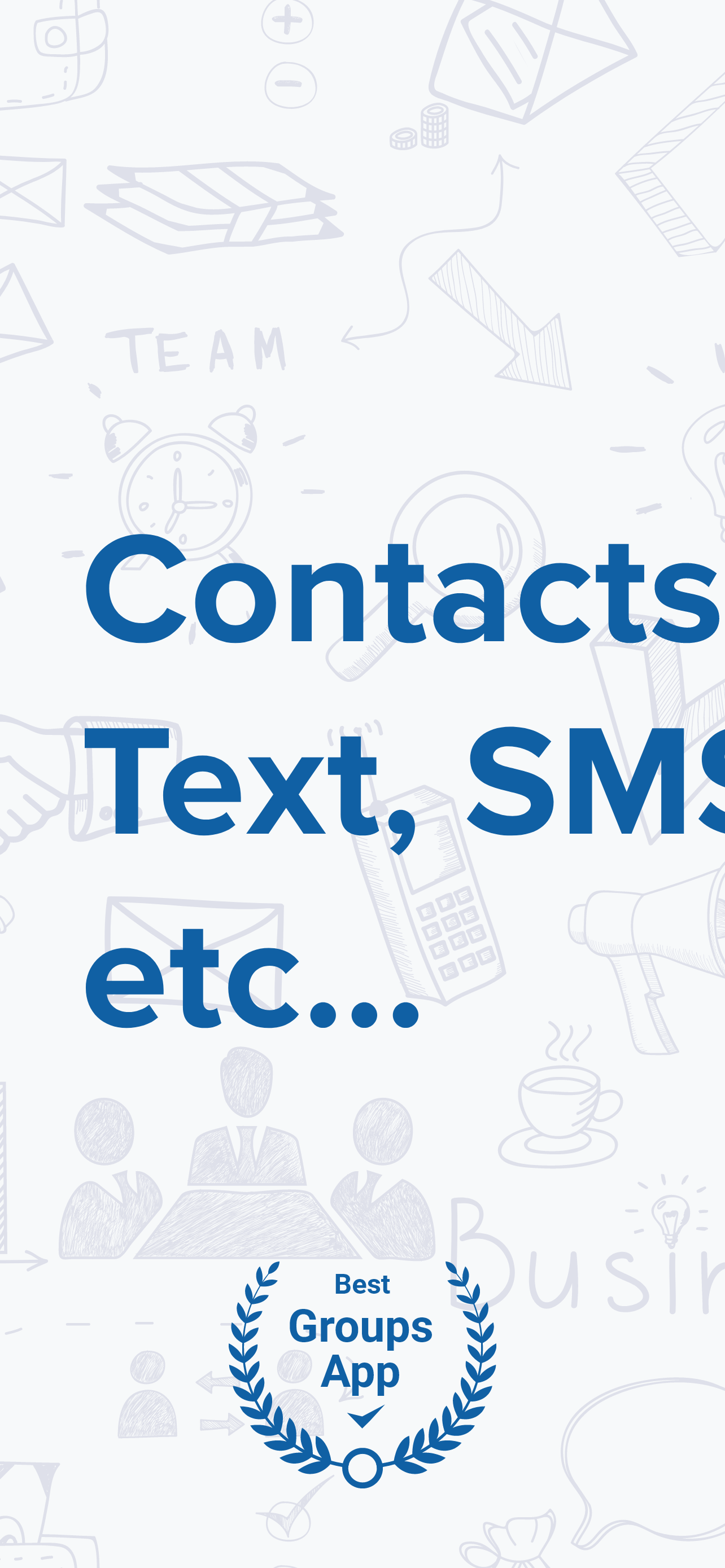 Contacts Groups Pro Mail, text