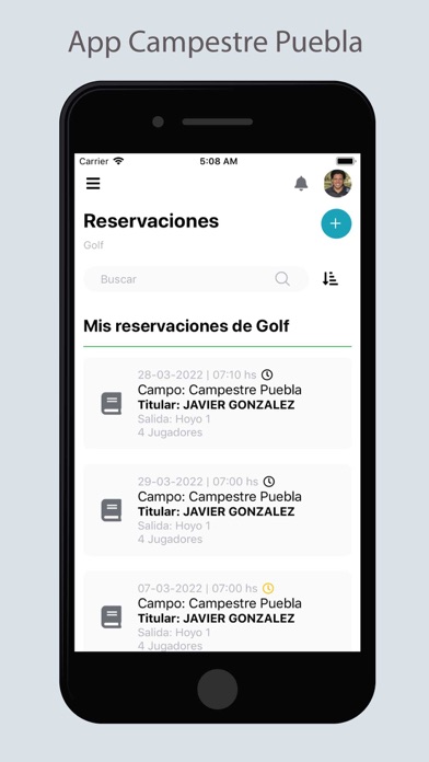 Club Campestre Puebla Screenshot