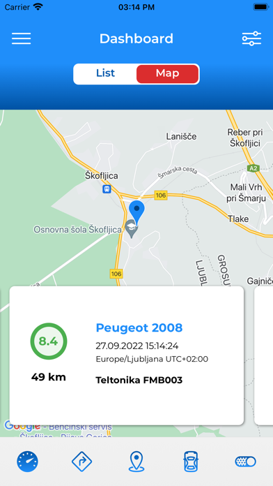 GPSy - advanced tracking Screenshot